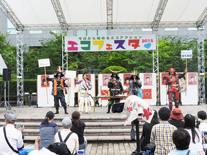 写真：ステージショー伊達武将隊による３Ｒ口上