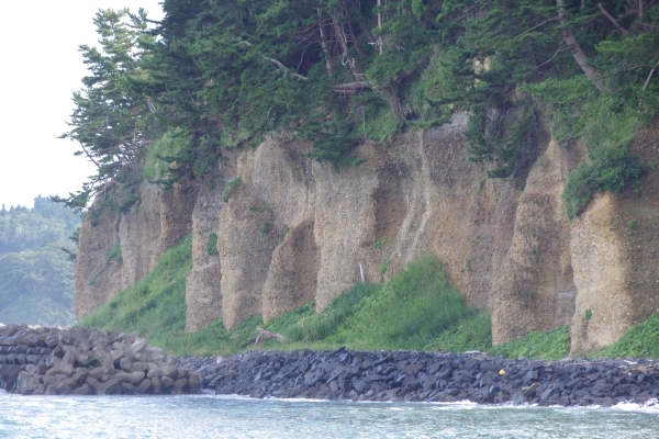 登米沢断崖