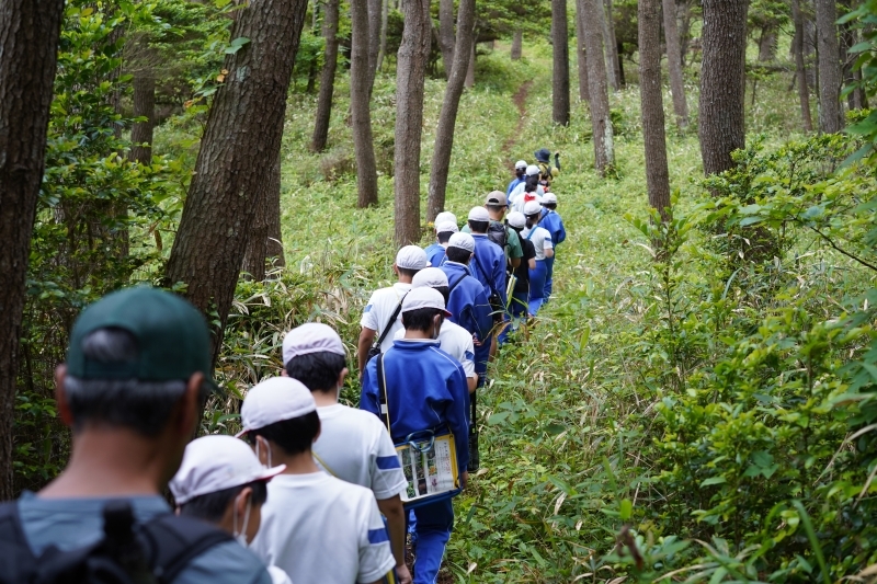 全員が初めて歩く黒崎仙峡遊歩道