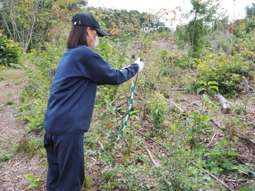 テキスト＃▲テープ交換中