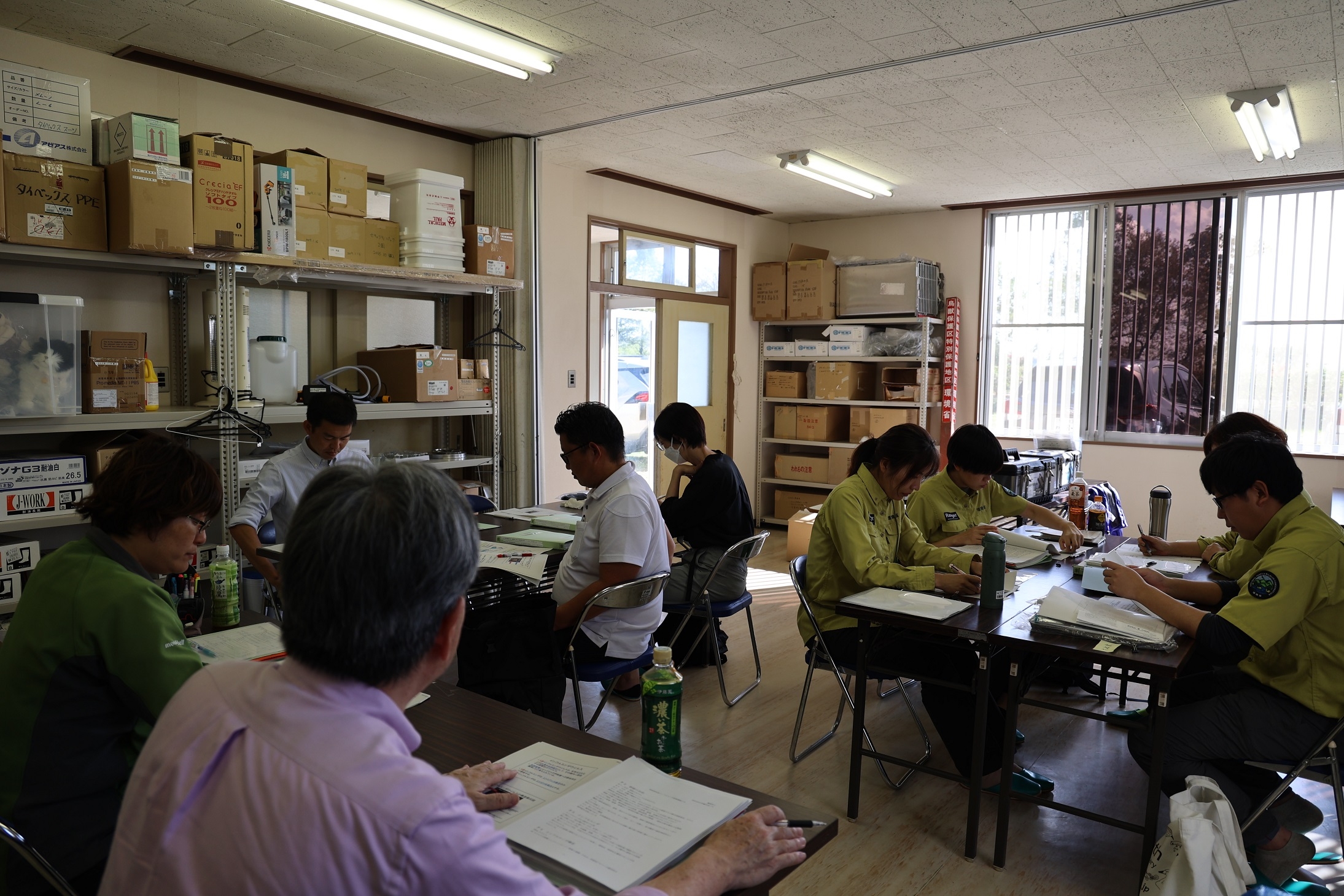 鳥インフルエンザ研修会in伊豆沼