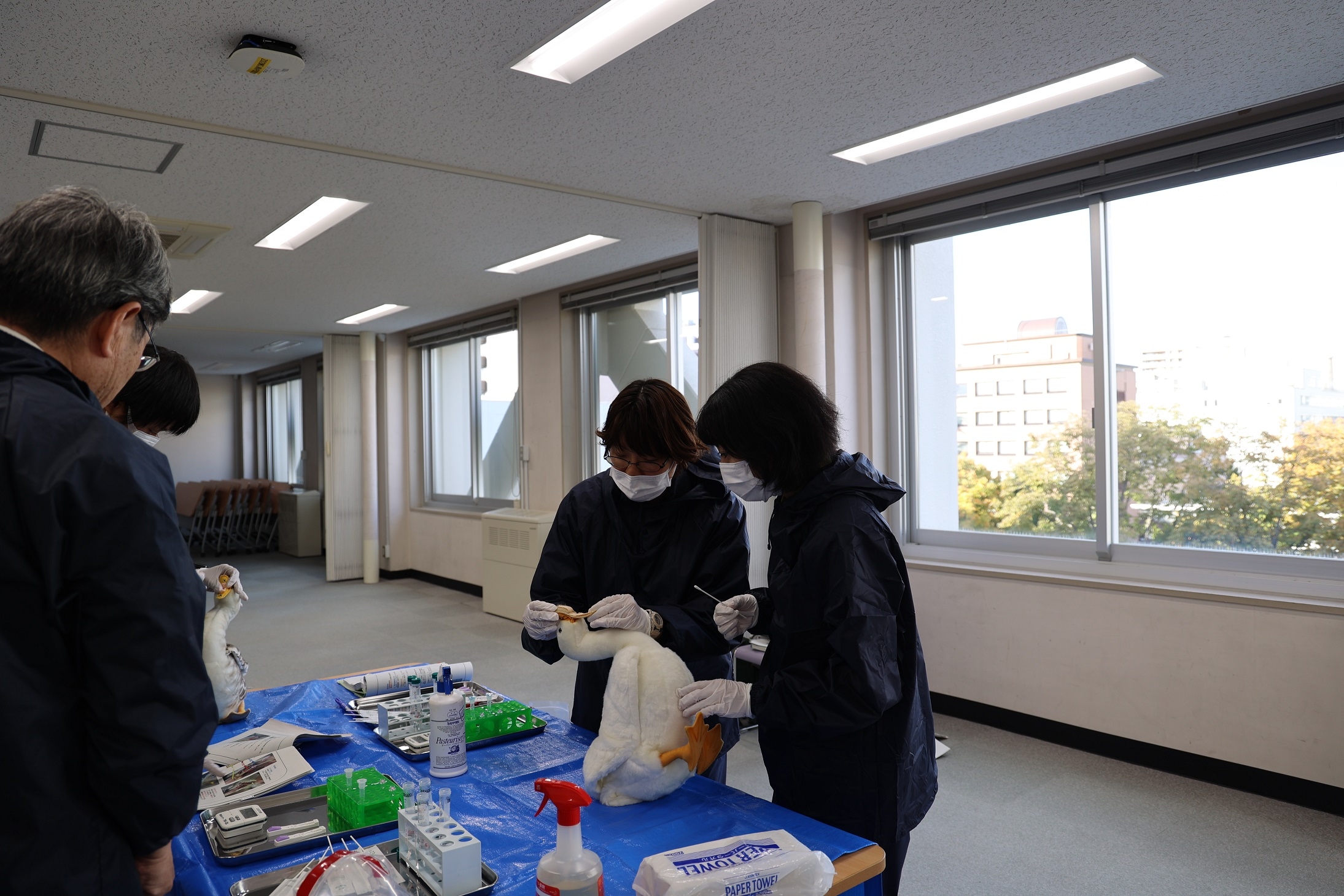 盛岡管理官事務所での研修の様子