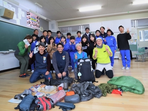 みんなで完成の記念写真