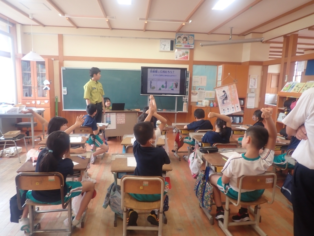 出前授業の様子
