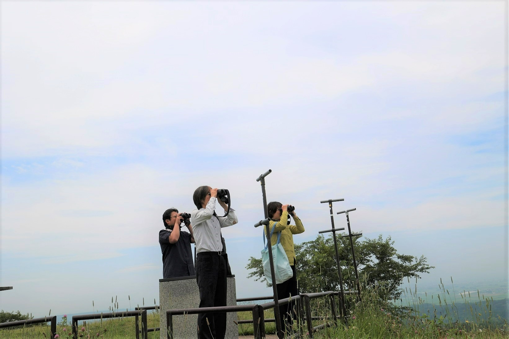 加護坊山から蕪栗沼を望む