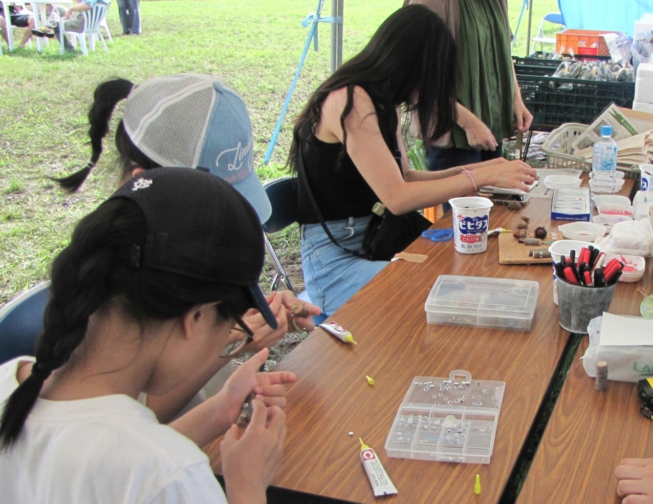 木のキーホルダー作り