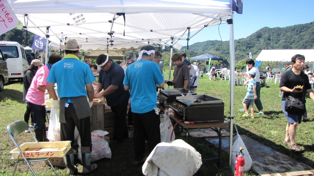 やきそばの出店