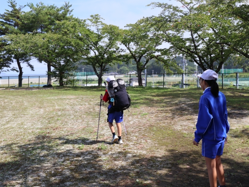 全部の荷物を背負って歩いてみる