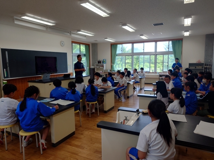 ＃八戸海上保安官さんの授業