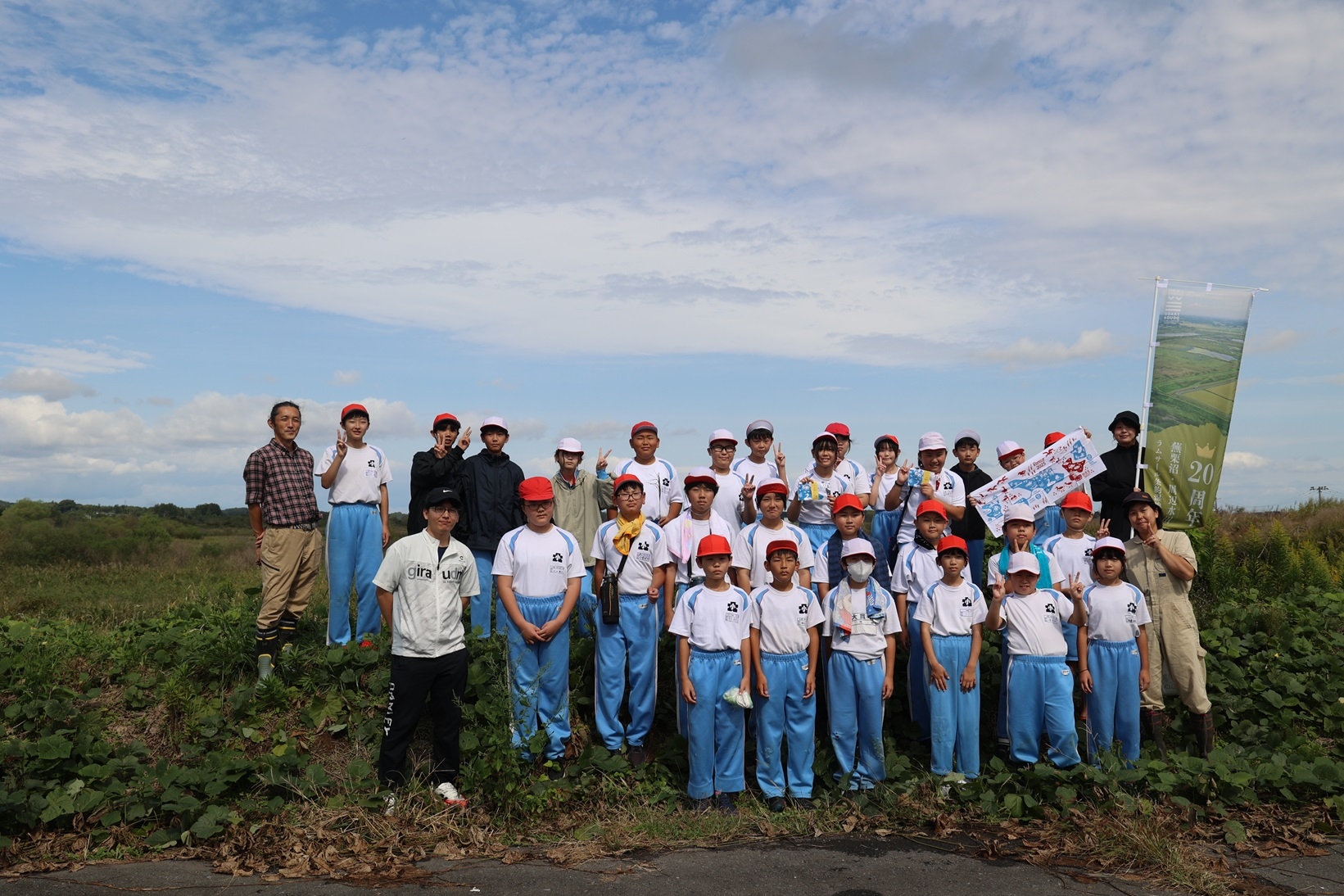 大貫小学校記念撮影