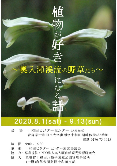 企画展ポスター植物が好きになる話