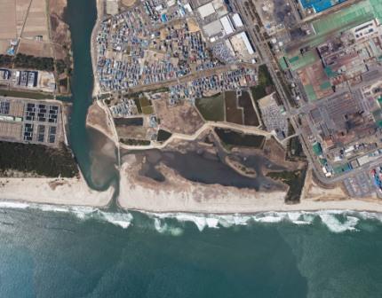 震災前　蒲生干潟(H21年3月)